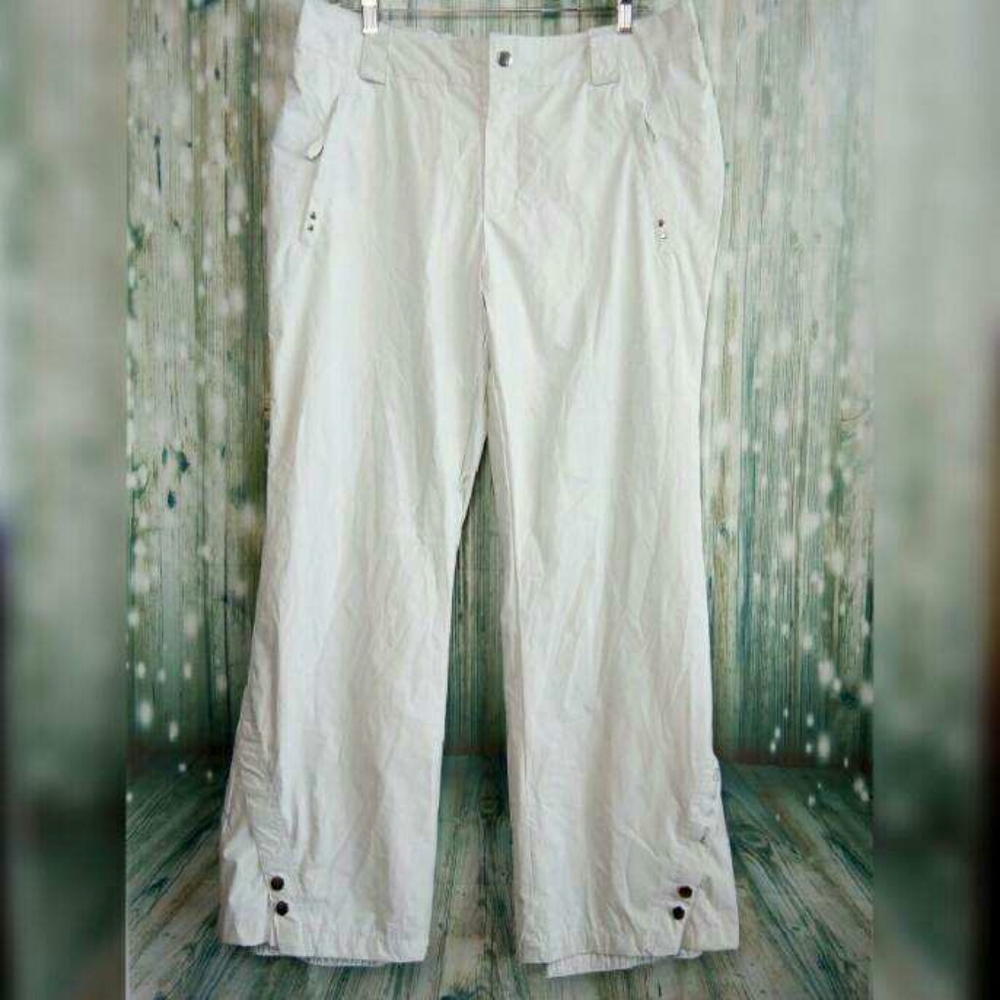 Free Country Radiance White Ski pants women's lg